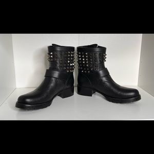 Valentino stud combat boots